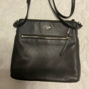 Kate Spade Black Leather Crossbody Bag